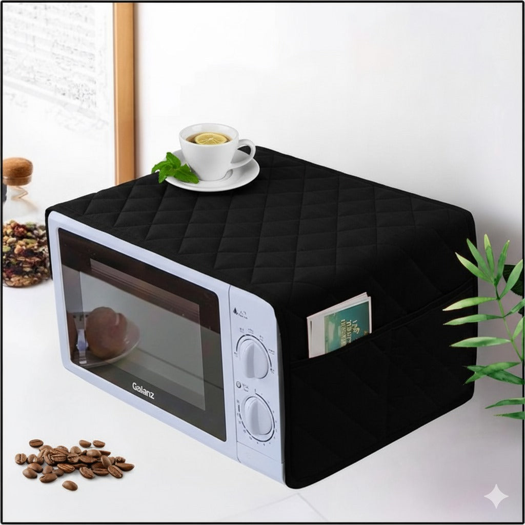 Quilted Oven Cover Black