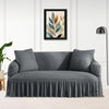 Turkish Bubble Fabric Sofa Cover - Grey