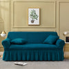 Turkish Bubble Fabric Sofa Cover - Zinc