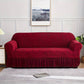 Zebra Velvet Sofa Covers -Maroon