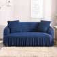 Turkish Bubble Fabric Sofa Cover - Blue