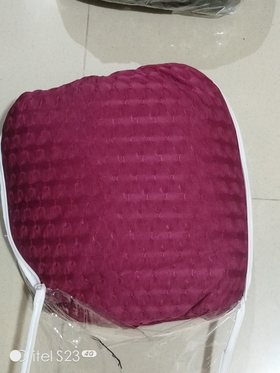 Butterfly Fabric Sofa Cover - Marron