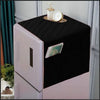 Quilted Fridge Top Cover Black