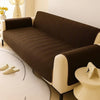 Premium Matt Ultrasonic Sofa Protector - brown