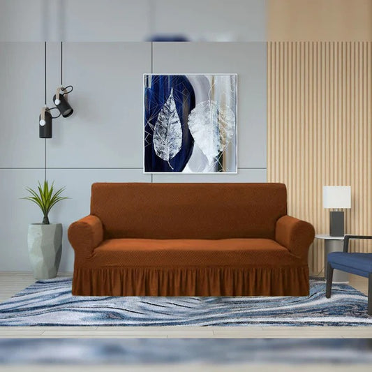 Sofa Cover in Micro Mash stuff - copper