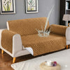 Micro Quilted Waterproof Sofa Cover-copper
