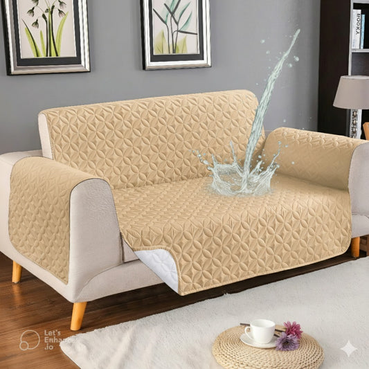 Micro Quilted Waterproof Sofa Cover - skin