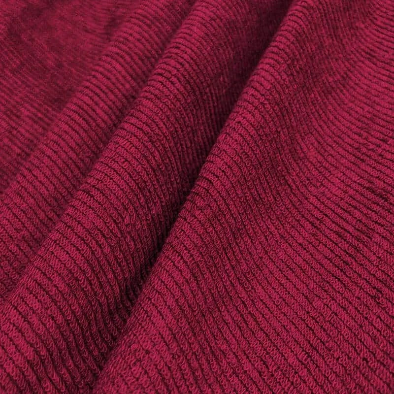 2 Side Waterproof Zipper Mattress Cover -maroon