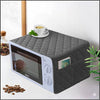 Quilted oven cover - grey