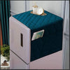 Quilted Fridge Top Cover - zinc