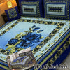 4PC 3D Panel Bedsheet Crystal Cotton