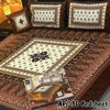 4PC 3D Panel Bedsheet Crystal Cotton
