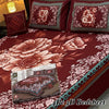 4PC 3D Panel Bedsheet Crystal Cotton