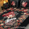 4PC 3D Panel Bedsheet Crystal Cotton