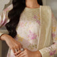 Iznik Lawn Embroidered & Printed 3 Piece Dress