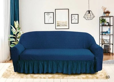 Butterfly Fabric Sofa Cover - Blue