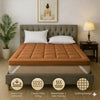 Square Quilted Ultra Soft Mattress Topper